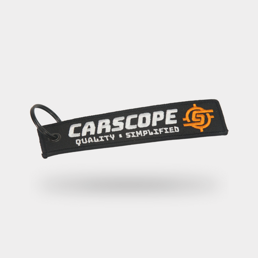 Embroidered Flight Tag Key Ring