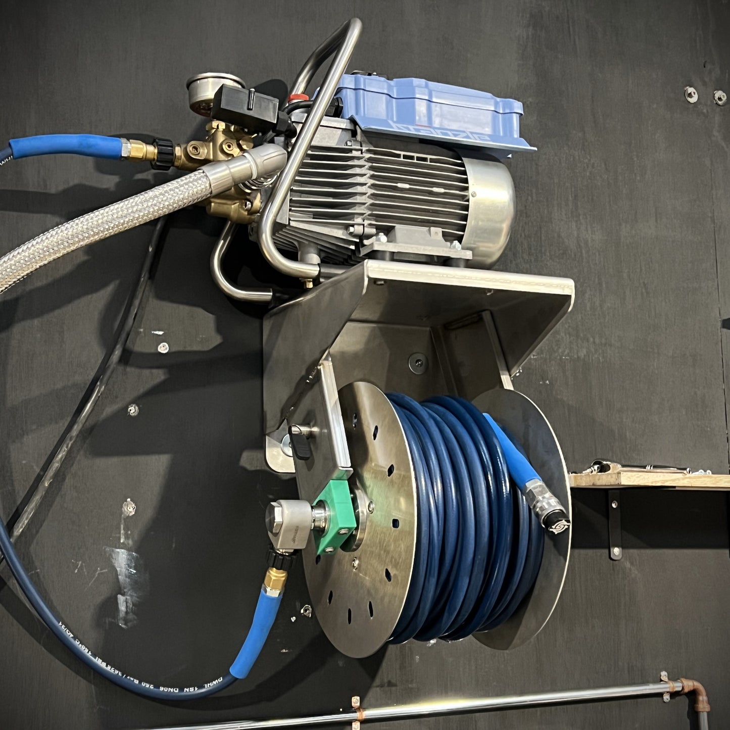 Stainless Steel Pressure Washer Hose Reel