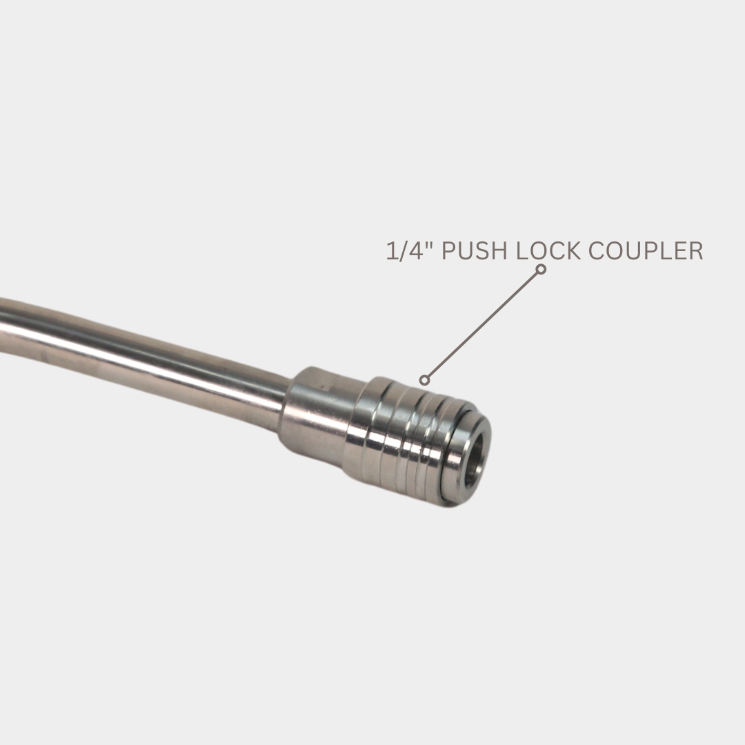 Push-Lock Swivel Stainless Steel Pressure Washer Wand - Pre Order