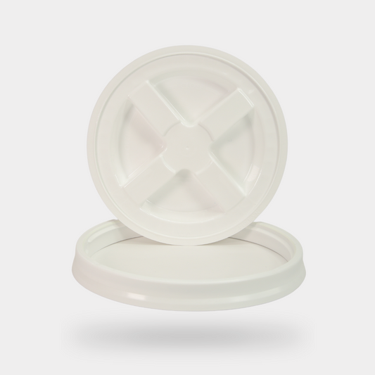 White Gamma Seal Bucket Lid