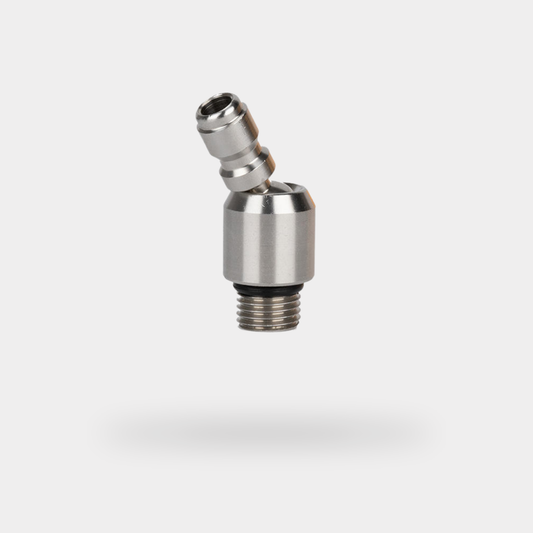 Stainless Steel 1/4" Male Swivel plug