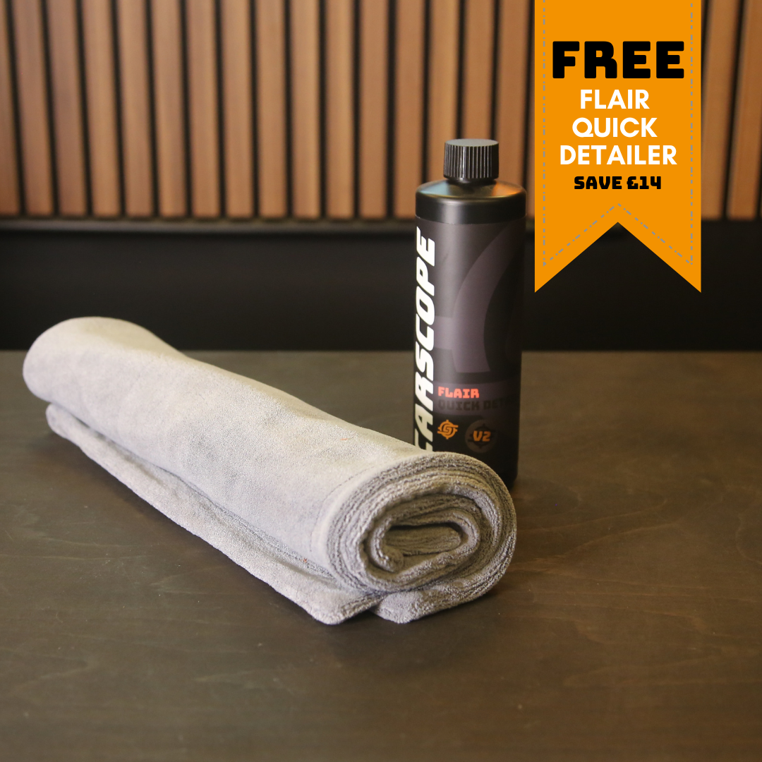 FREE Flair Quick Detailer with Drying Towel