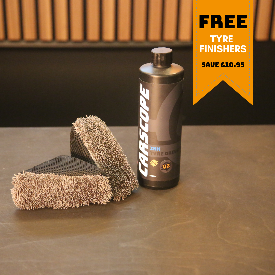 FREE Tyre Finishers with Ink Tyre Dressing