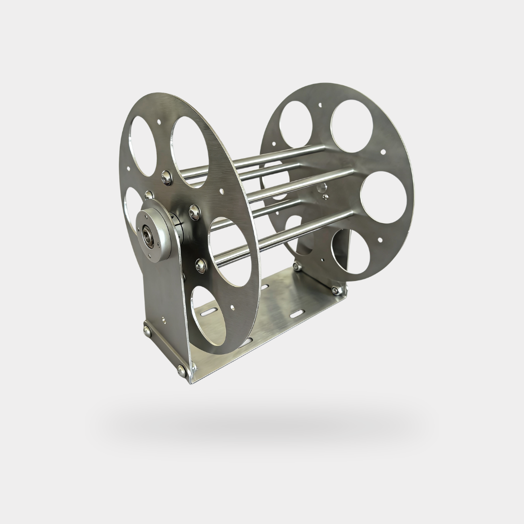 Carscope Stainless Steel Pressure Washer Hose Reel – Wall Mount | 30m Capacity