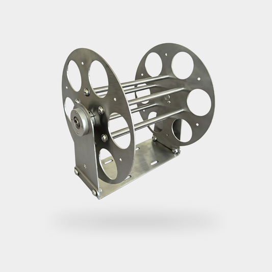 Carscope Stainless Steel Pressure Washer Hose Reel – Wall Mount | 30m Capacity